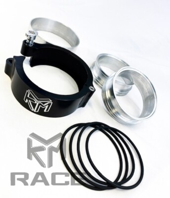 KLM Race Billet Pro Clamp System Assembly 2.5'' OD Tubing Black