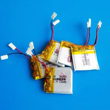 5 pcs 3.7V 120mAh LiPo Polymer Li-ion Rechargeable Battery For Headphone 302323