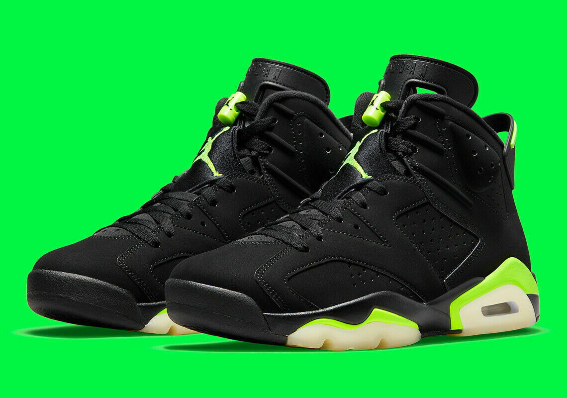Nike Air Jordan 6 Retro Black Electric Green CT8529-003 Nike Air Jordan 6 Retro Black Electric Green CT8529-003