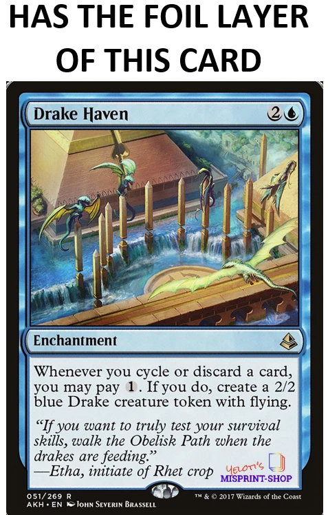 Tormenting Voice FOIL Mtg MISPRINT. The foil layer is from another card. - Imagen 2 de 4