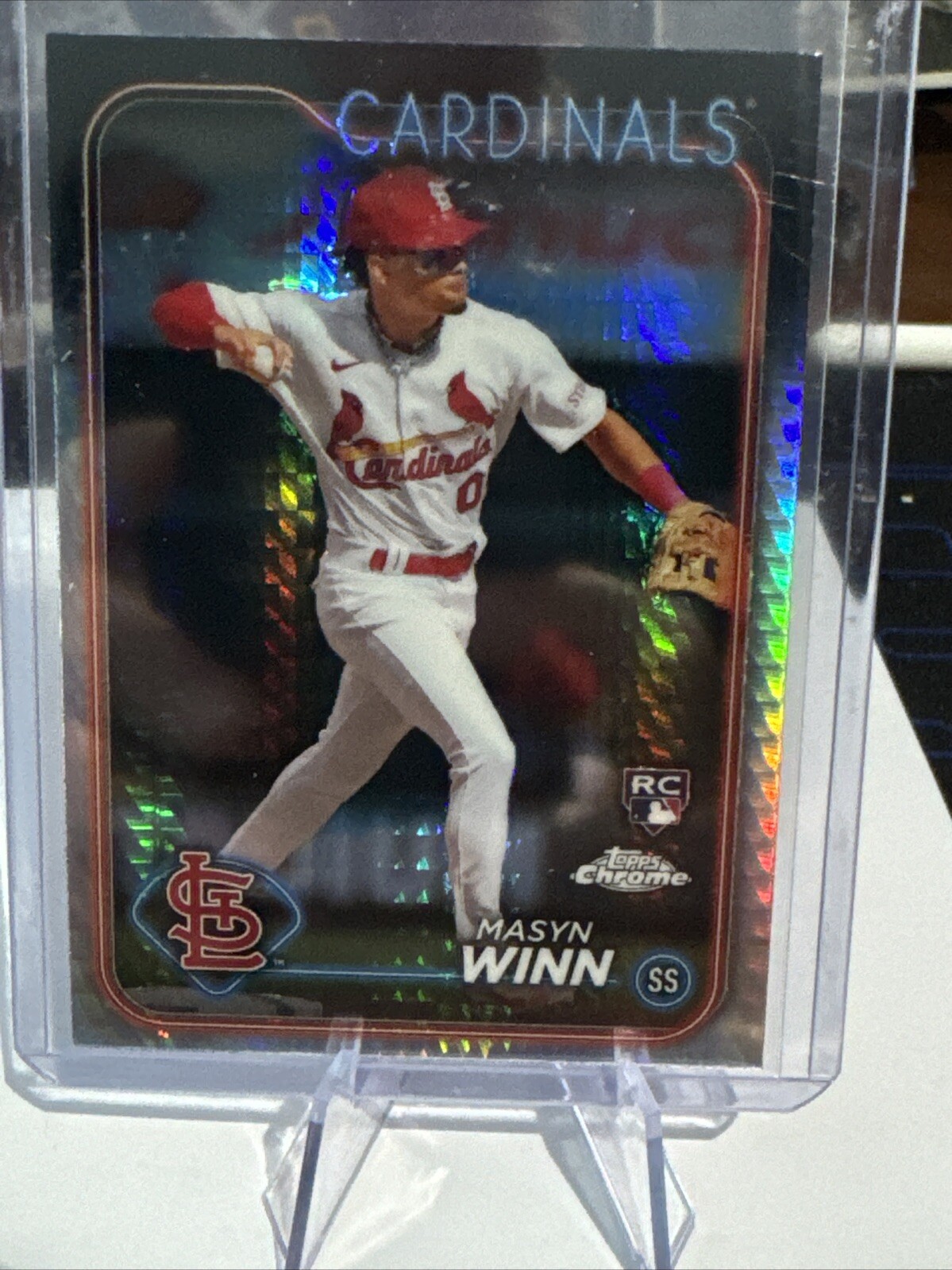 2024 Topps Chrome - Prizm Refractor #189 Masyn Winn (RC)