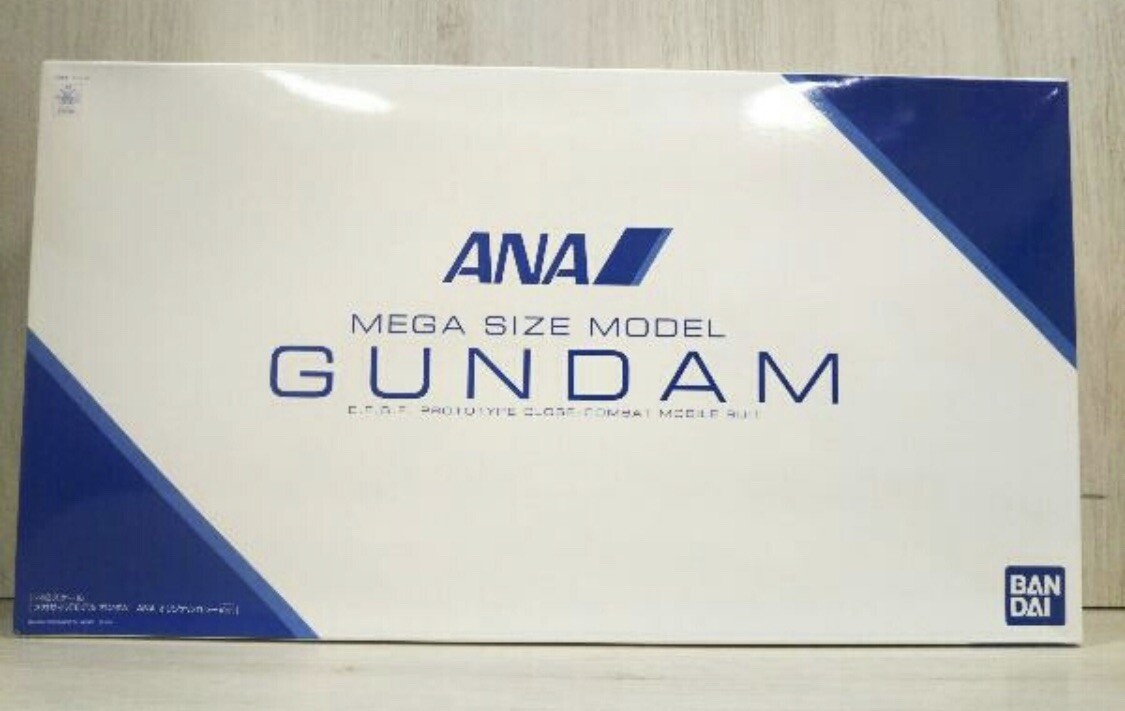 例外金額　ANA GUNDAM MEGA SIZE MODEL 2個 Bandai 1/48 Scale Mega Size Model Gundam Ana Original Color