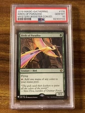 MTG✨BIRDS OF PARADISE✨Mystery Booster CN2 PSA 10 GEM MINT RARE Creature POP 2 !