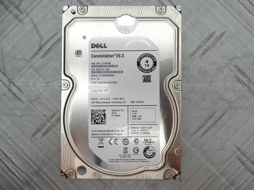 Dell ES.3 4TB SATA RPM 7.2K Hard Drive 9ZM170-036 / ST4000NM0033