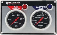 Allstar Professionell 2 Gauge Panel A/M Op/Wt Sport Comp