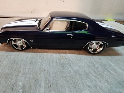 ACME: 1:18 1970 CHEVELLE SS396 - MIDNIGHT BLUE - EXCLUSIVE 180 PIECES-free ship