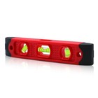 PROMAKER Torpedo Level, 9 inch magnetic level with 180° 90° 45° bubbles