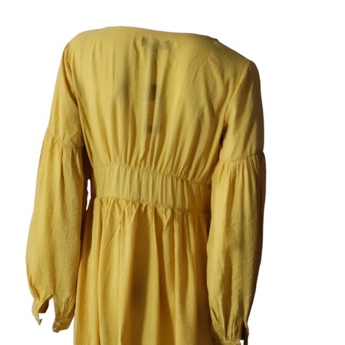 Long Sleeve Fashion Duster/Top Cover Up Mustard Yellow Maxi Length NWT - Picture 6 of 12