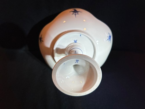 Meissen Blue Onion Compote Pedestal Bowl - Picture 3 of 5