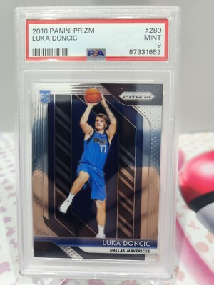 2018-19 Panini Prizm - PSA 9 - Luka Doncic - RC - Mavericks - #280