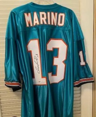 dan marino autographed jersey