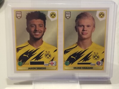 2020-21 Panini Fifa 365 Golden World of Football Jadon Sancho Erling Haaland 181