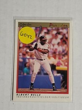 1991 O-Pee-Chee Premier Baseball #8 Albert Belle - Cleveland Indians - 