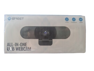 eMeet C980Pro All-in-one HD Webcam mit 4 KI Array Mikrofonen