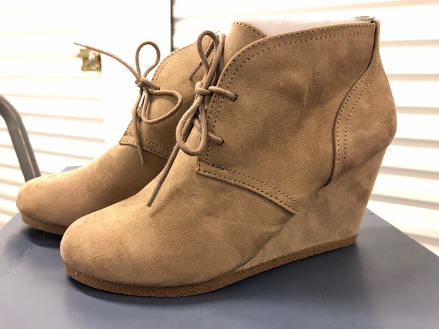 womens bessie wedge bootie