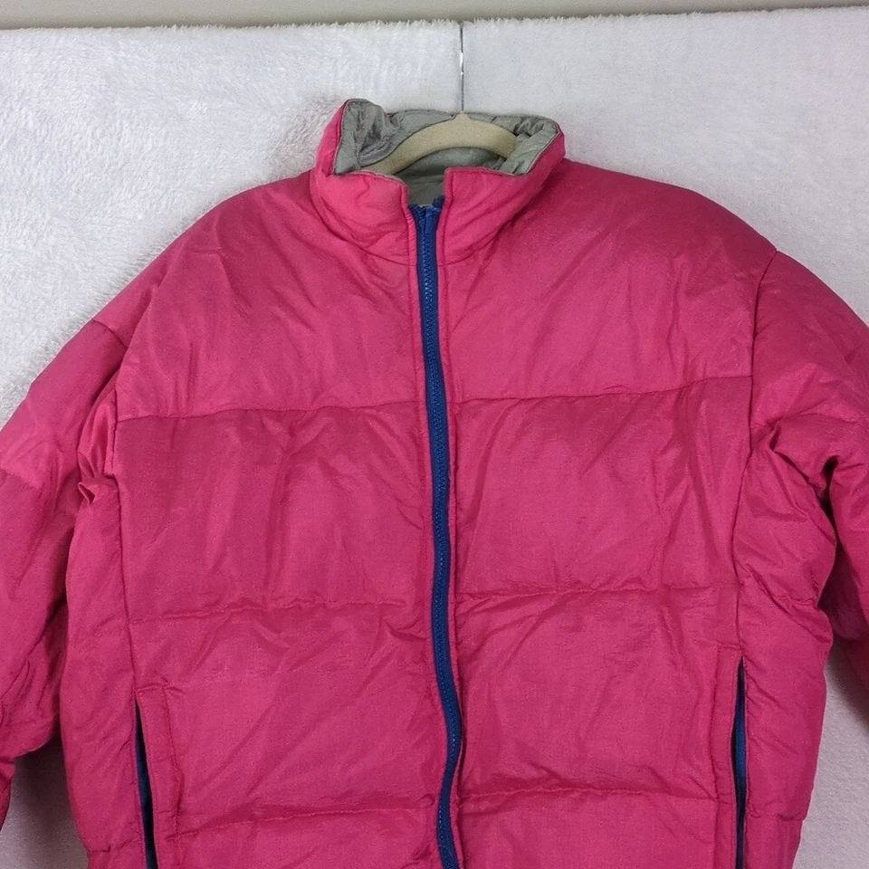 Members Only Women's Vintage Pink Goose Down Puffer Coat Size S - Image 3 of 4