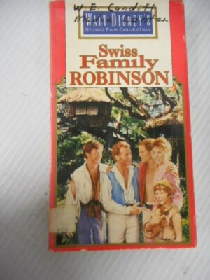 Walt Disney's Studio Film Collection Swiss Family Robinson VHS | eBay