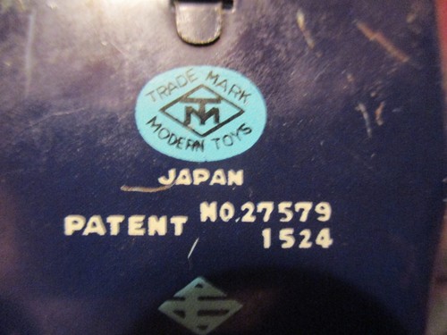 Vintage 1950s Trademark Modern Toys Tin Litho Lever Action Car Japan Excellent - Picture 3 of 8