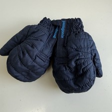 Patagonia Baby Puff Mitts Blue Insulated Mittens 6- 12Months