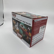 2 Pack 100W Reptile Heat Lamp Reptile Heat Bulbs UVA Basking and Infrared Light