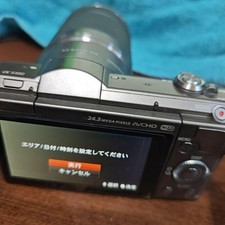 Sony Alpha 5100 Mirrorless Camera with Zoom Lens and Two Batteries