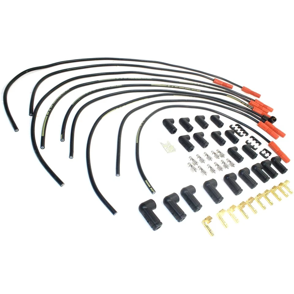Juego de 8 cables de bujía Accel 7040 para Olds Chevy Fury Cutlass Suburban personalizados Foto 3 de 4