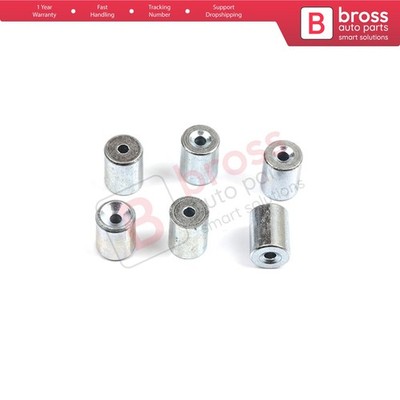 BCR013 Fensterheber Seil Drahtseilendstift Anschlagniete 6x8/1,7 mm 100 Stück