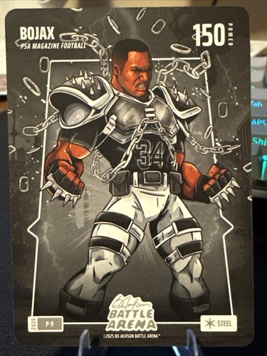BOJAX 2026 #P-9 Bo Jackson Battle Arena PSA Magazine Exclusive Football STEEL