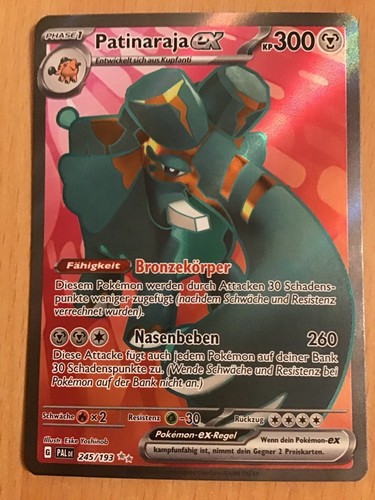 Pokemon TCG Patinaraja ex 245/193 Deutsch Entwicklungen in Paldea