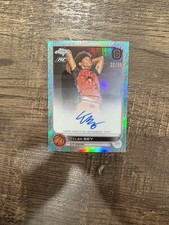 2022-23 Topps Chrome OTE Overtime Elite Aqua & Red Refractor /99 Tyler Bey Auto