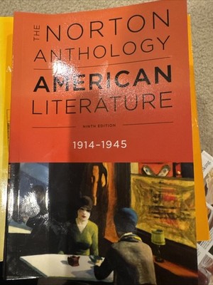 The Norton Anthology of American Literature Ninth Edition Vol. D