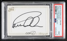 2010 World Football Online Framed Gold 1/1 Paul Konchesky PSA 9 MINT Auto 0cp0