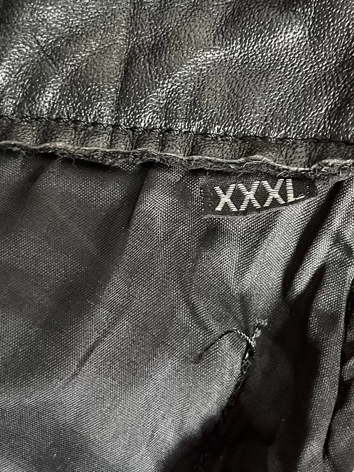 Мужские кожаные велосипедные штаны Harley Davidson Deluxe Chap черные 3XL - Изображение 4 из 4