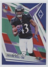 2019 Panini Phoenix Rookies Color Burst Justice Hill #129 4f5