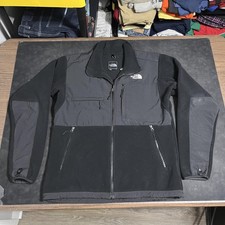 The North Face Polartec Jacket Mens Medium Black Fleece Full Zip Colorblock