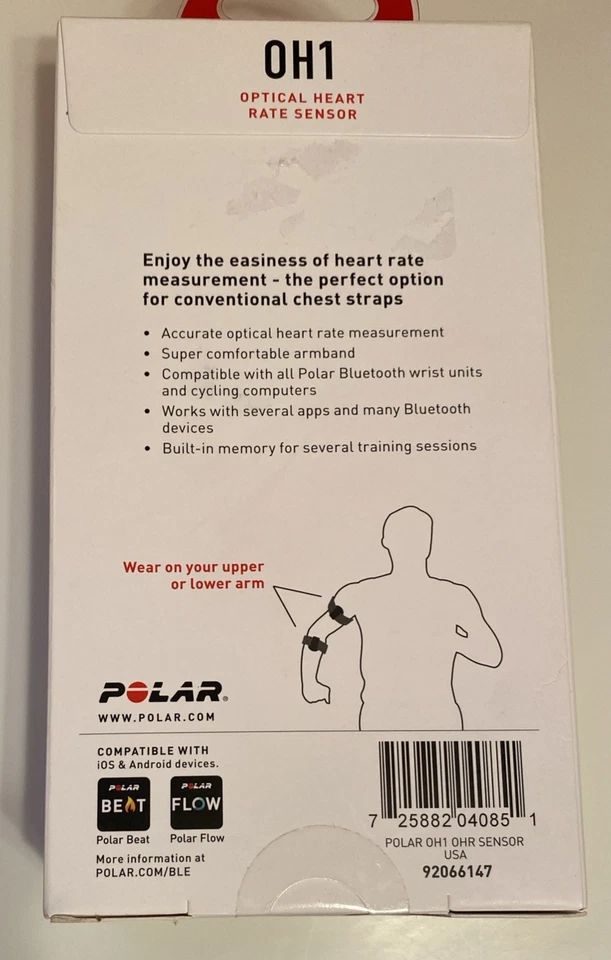 Polar OH1 + Sensor óptico de frecuencia cardíaca - Negro Nuevo en caja sellado - Imagen 2 de 4