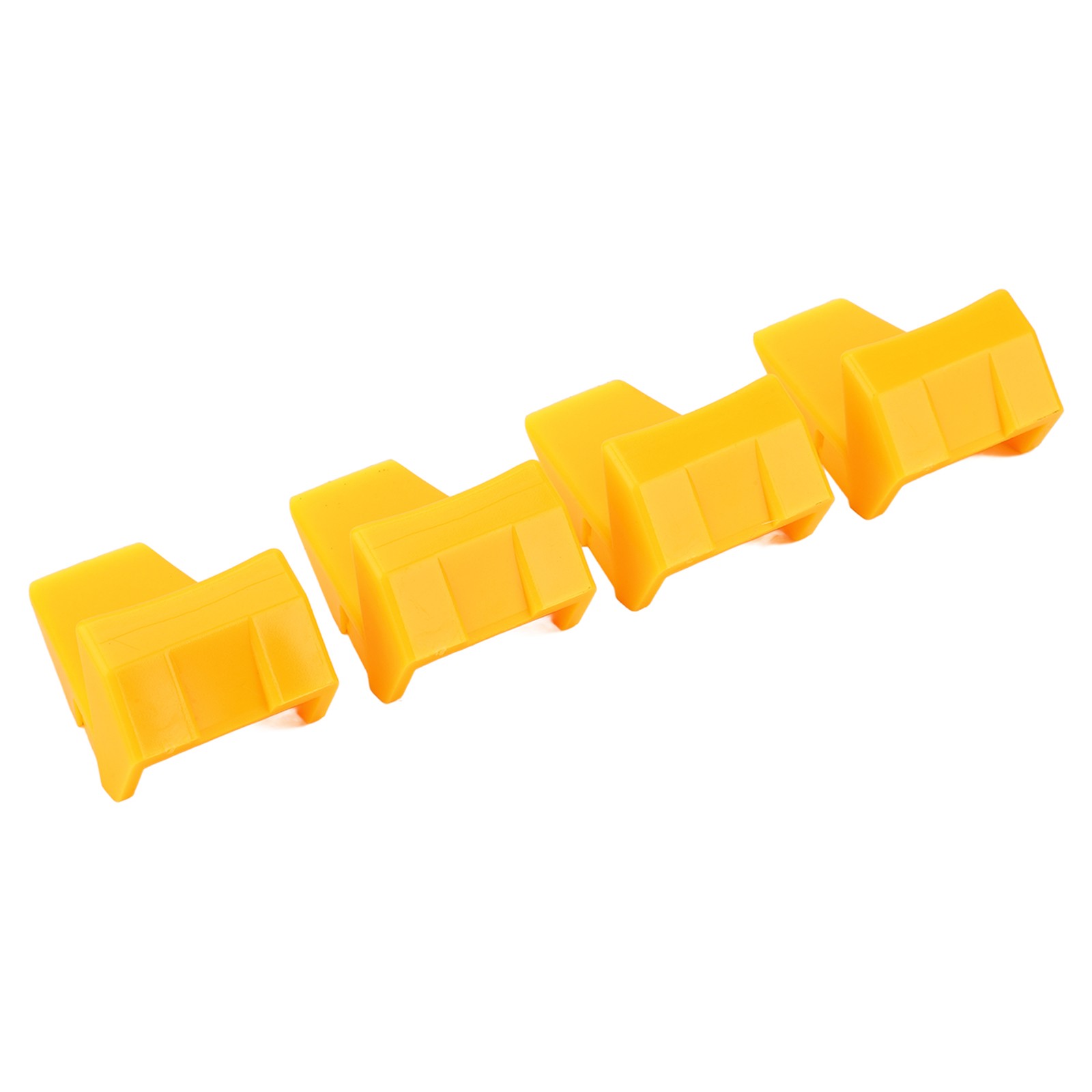 4pcs Tyre Changer Clamping Jaw Protector Plastic Yellow Wheel Rim Guard For Tire