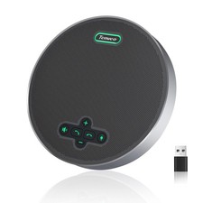 Bluetooth Conference Speakerphone Bluetooth/Wireless/USB, 8 AI Noise Mics and...