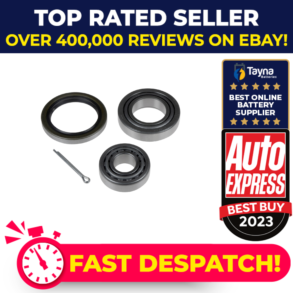 Wheel Bearing Kit fits TOYOTA HI-ACE Mk3 1.8 Front Left or Right 87 to 89 2Y New
