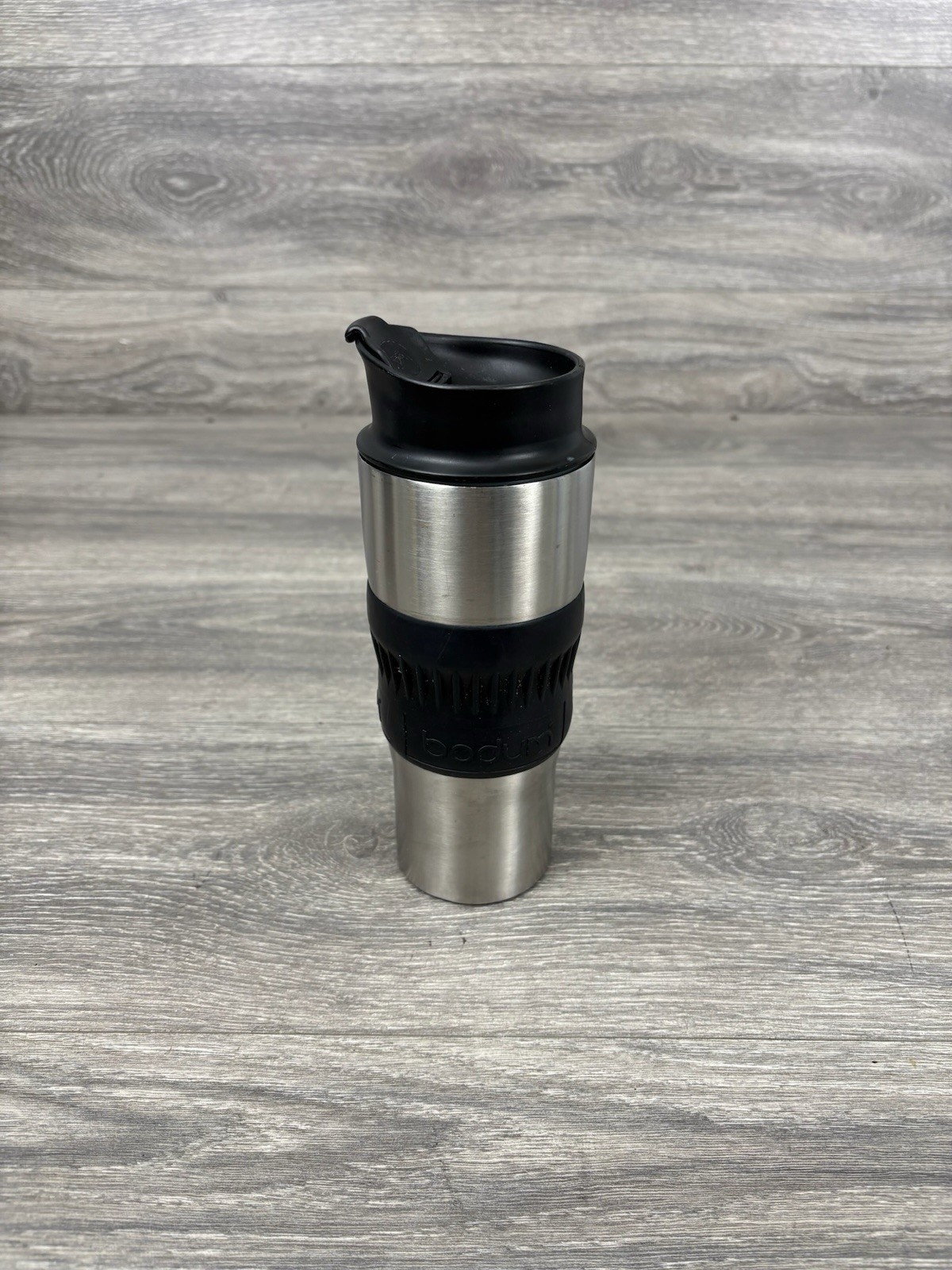 Travel Mug Clear Lid Grip Insulated