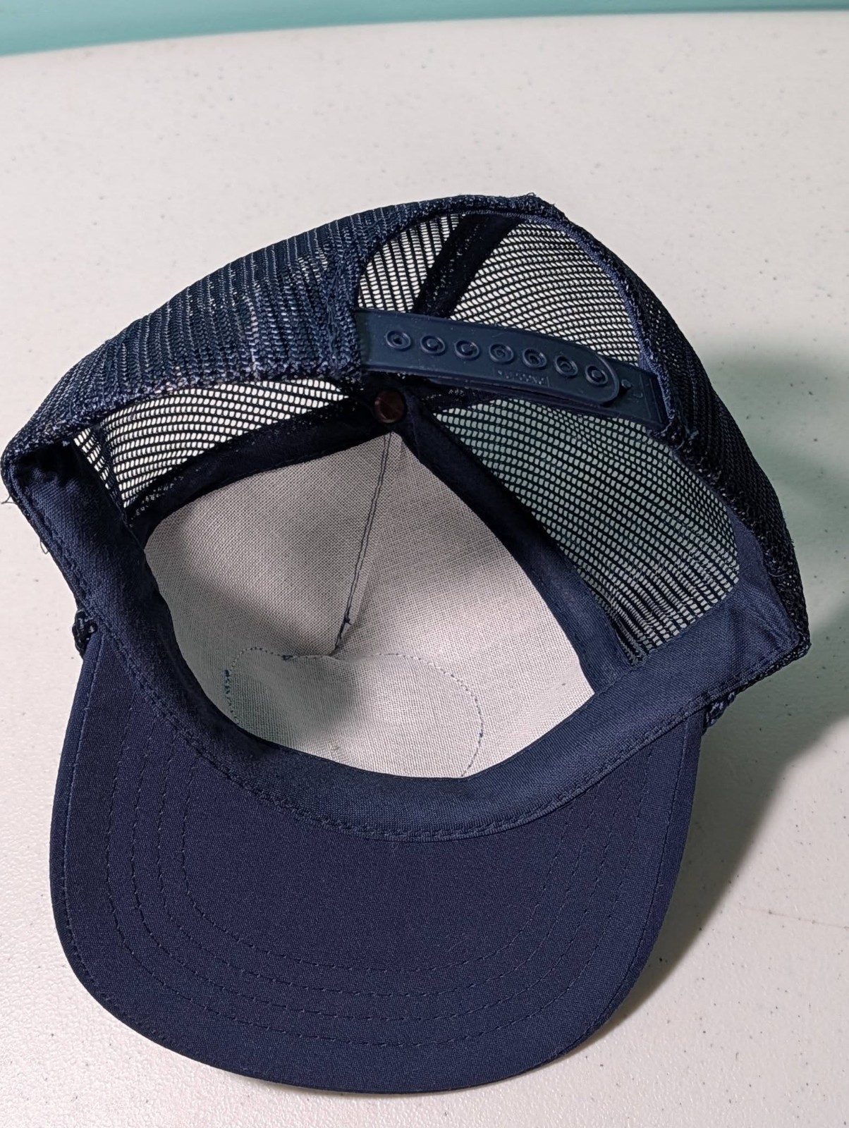 Second Chance Patch Mesh Snapback Trucker Hat Vin… - image 5