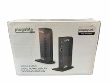 NEW Plugable USB3.0  USB-C Dual HDMI Display Docking Station UD-3900Z