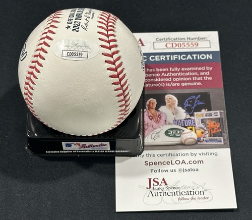 Zac Gallen Signed 2023 World Series Baseball Autographed Dbacks Auto- JSA COA! - Picture 3 of 3