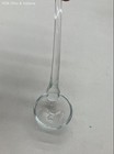 Pressed Glass Clear Pedestal Gravy Boat with Ladle 2 Piece Set Vintage — photo 2