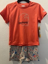 Girls Carhartt Force Sun Defender short set. 2T