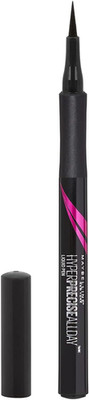 Maybelline New York Hyper Precise Pen Eyeliner, ultradünner Strich, Farbe