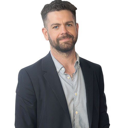 Jack Osbourne (Blazer) Half Lichaam Buddy Knipsel - Afbeelding 1 van 3
