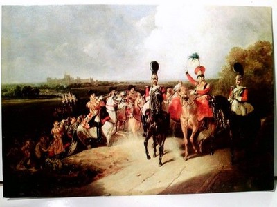 The Band of the 2nd Life Guards. Künstler AK farbig, ungel. von J. F. Tayler. Mo