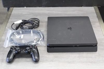 Sony PlayStation 4 Slim PS4 500GB Black Console CUH-2015A with Black Controller