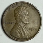 1909 VDB Lincoln Wheat Cent Penny Original Choice AU